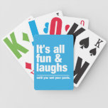 FUN & LAUGHS custom color playing cards