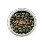 Fun Leaping Tiger Abstract Ring