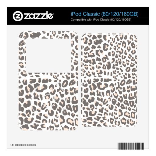 Fun Leopard Print Skin For iPod Classic