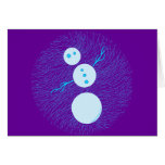 Fun Little Snowman Blank Note Card