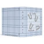 Fun Lucky Horseshoes Notebook Avery Binder