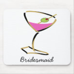 fun martini gold mousepads