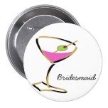 fun martini gold buttons