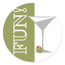 Fun Martini stickers