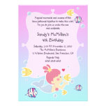 Fun Mermaid Birthday Party Invitation