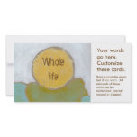 Fun modern abstract art design customize your own customized photo card