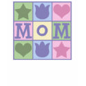 Fun Mom Quilt Squares Dark Long Sleeve T-Shirt by koncepts Fun Mom Quilt Squares Dark Long Sleeve T-Shirt