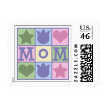 Fun Mom Quilt Squares Postage