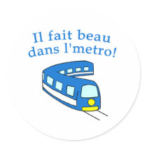 Fun Montreal Metro Products Sticker