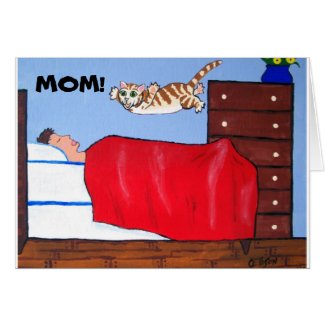 Fun Mothers Day Cat Card
