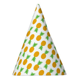 Fun Pineapple Pattern party hat