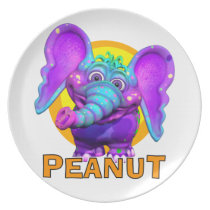 Fun Plate with Peanut the Elephant