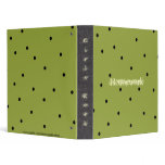 Fun! Polka Dots Notebook Avery Binder
