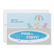 Fun Pool Party Invitation
