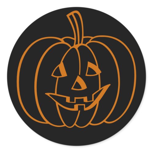 Fun Pumpkin Halloween Sticker sticker