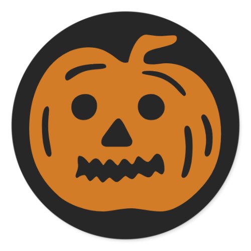 Fun Pumpkin Halloween Sticker sticker