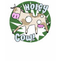 Fun Pun Holey Cow Dark T-Shirt by PatchworkPals Fun Pun Holey Cow Dark T-Shirt