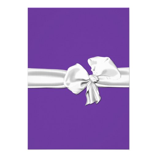 Fun Purple Dachshunds Bridal Shower Invitation