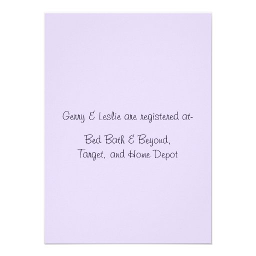 Fun Purple Dots Wedding Shower invitation