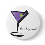 fun purple martini buttons