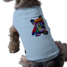 Fun Rainbow Yorkie Pet T-shirt