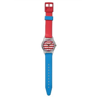 Fun Red White Blue Patriotic Stars and Stripes