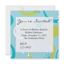 Fun Retro Dots invitations by trennea Fun Retro Dots invitations