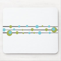 Fun Retro Dots Mouse Pads