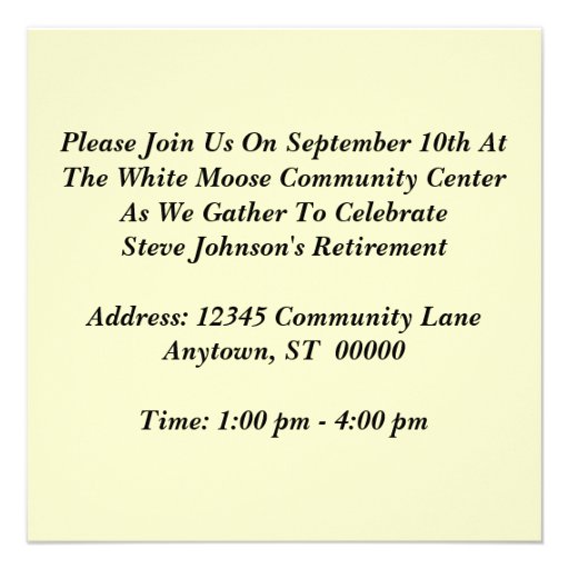 Fun Retro Making Coffee Retirement Invitations