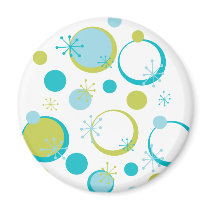 Fun Retro Pattern magnets by trennea Fun Retro Pattern magnets