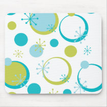 Fun Retro Pattern Mouse Pad