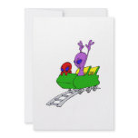 Fun &amp; Scared Alien on Coaster Custom Announcements