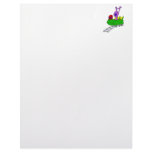 Fun &amp; Scared Alien on Coaster Personalized Letterhead