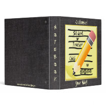 Fun! School Notebook Teacher/Student Binder