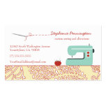 Fun sewing fashion design customized business card