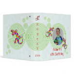 Fun Sidney Salamander Birthday Photo Album Binder