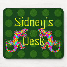 Fun Sidney Salamander Mouse Pad mousepad