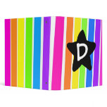 Fun Stripes binders
