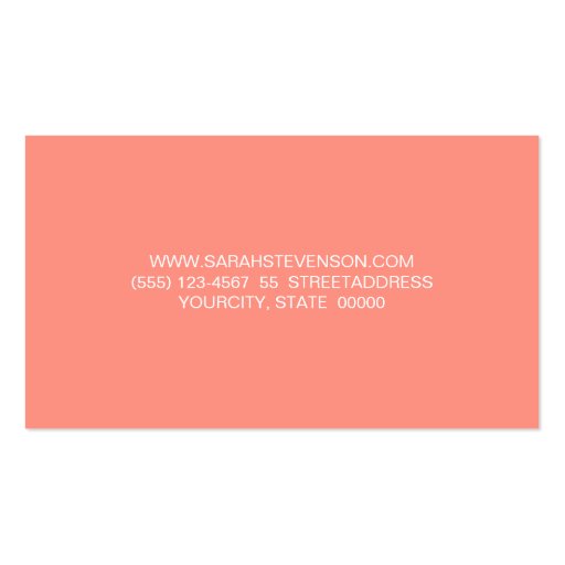 Fun Stripes Colorful Glitter Look Business Card 4 (back side)
