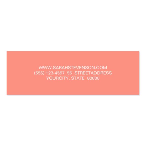 Fun Stripes Colorful Glitter Look Business Card 5 (back side)