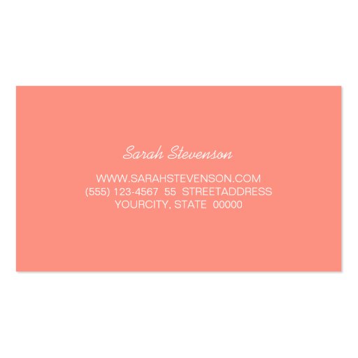 Fun Stripes Colorful Glitter Look Cute Cool Business Card Templates (back side)