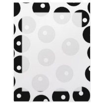Fun stylish black and white pattern. Custom Letterhead Design