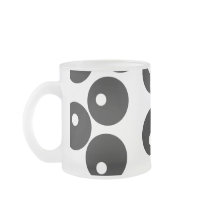 Fun stylish black and white pattern. Custom Mug