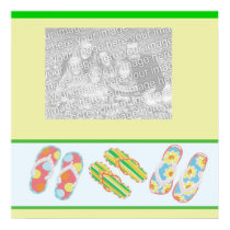 Fun Summer themed autograph photo poster posters