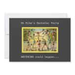 Fun Vintage Bachelor Party Announcements