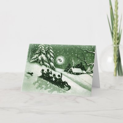 Fun Vintage Christmas Card