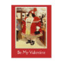 Fun Vintage Circus Poster Valentine Card Postcard
