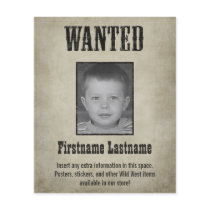 Fun WANTED poster design Full Color Flyer