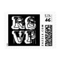 Fun Wedding and Party RSVP USPS Postage Stamp by monogramgallery Fun Wedding and Party RSVP USPS Postage Stamp