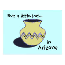 Fun  Western Pottery Postcard